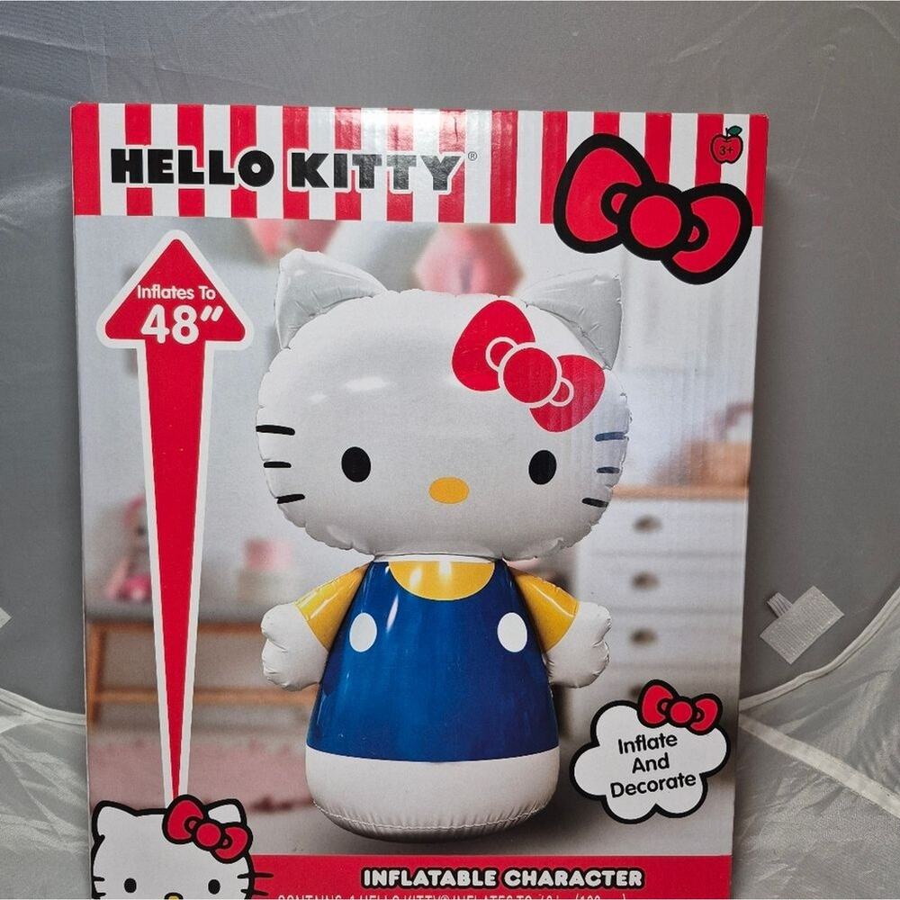 💥 Hello Kitty Inflatable Character 48" tall NWT Party Decor B7